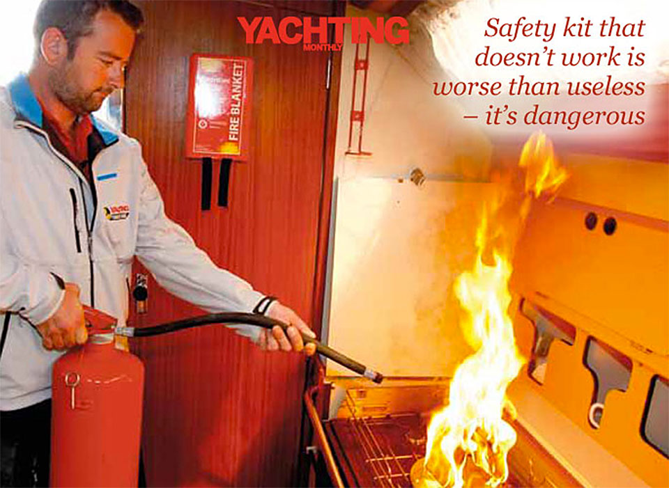 Why Have a Fire Blanket on Your Boat - The Boat Galley